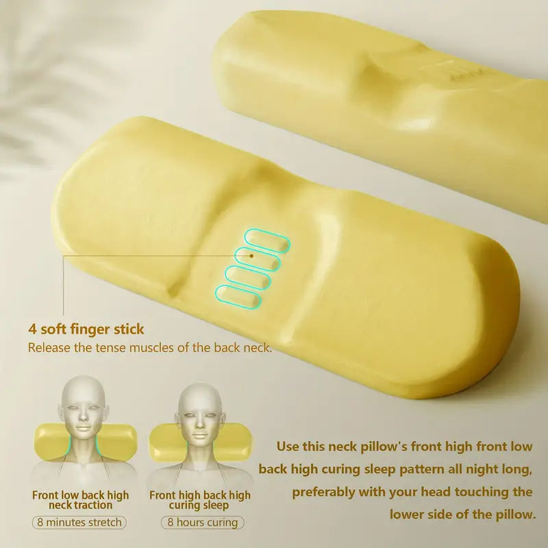Cuscino Cervicale Anatomico in Memory Foam per il Supporto del Sonno e il Sollievo dal Dolore Cervicale