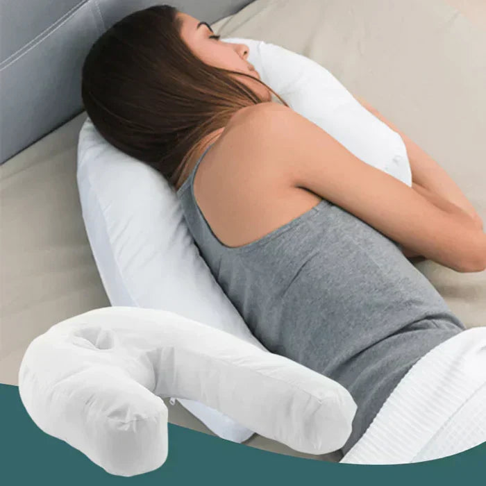 Cuscino Confortevole per Dormire sul Fianco in Materiale Ipoallergenico