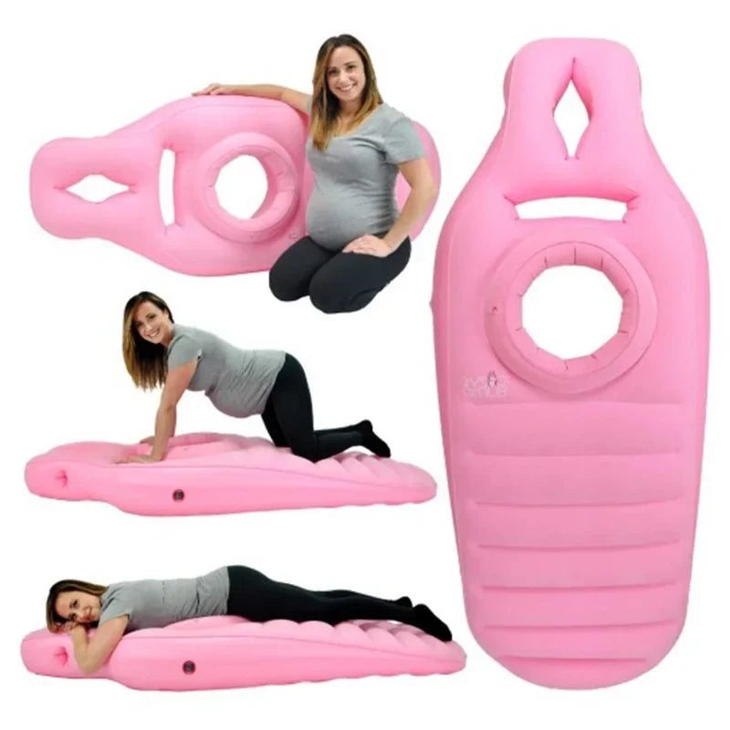 Cuscino da gravidanza gonfiabile e tappetino da yoga – Ideale per notti comode e supporto