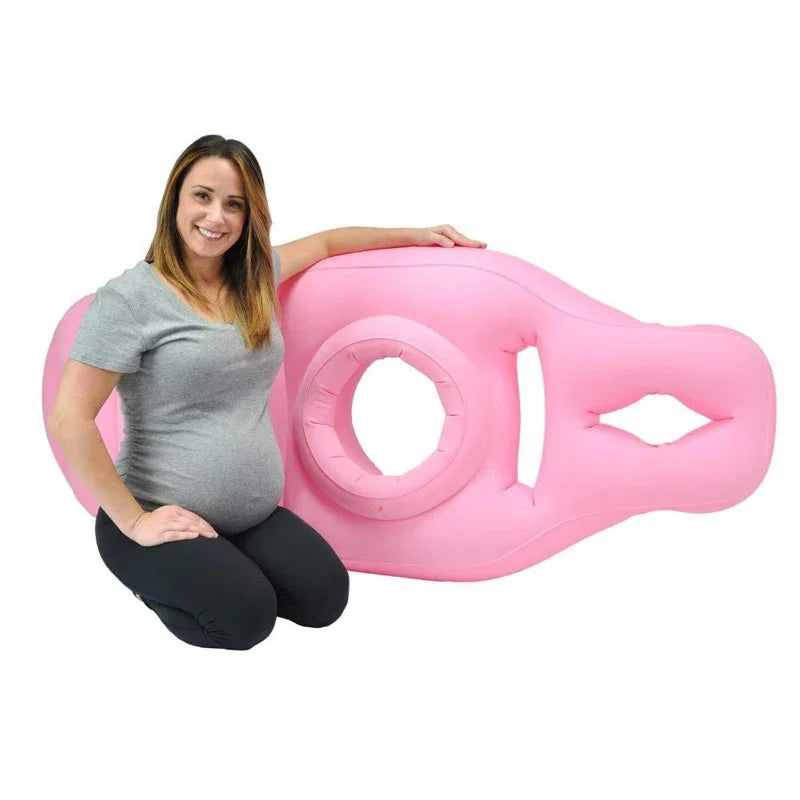 Cuscino da gravidanza gonfiabile e tappetino da yoga – Ideale per notti comode e supporto