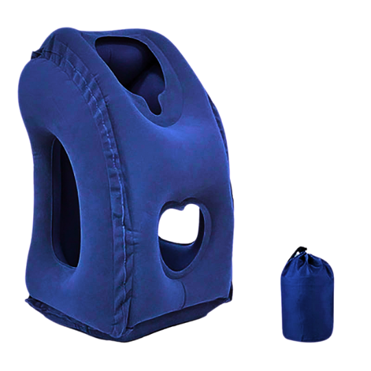 Cuscino da Viaggio Gonfiabile con Supporto Cervicale per un Comfort Ottimale