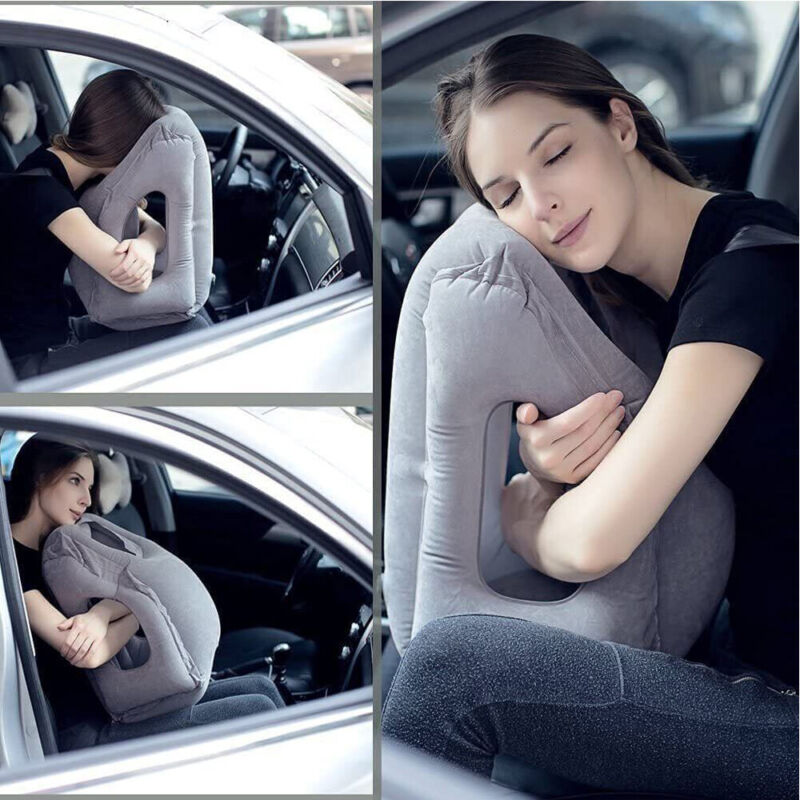 Cuscino da Viaggio Gonfiabile con Supporto Cervicale per un Comfort Ottimale