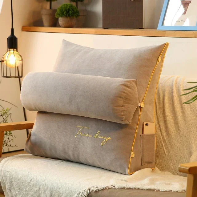 Cuscino di Supporto Lombare Sagomato a Cuneo per un Comfort Ottimale