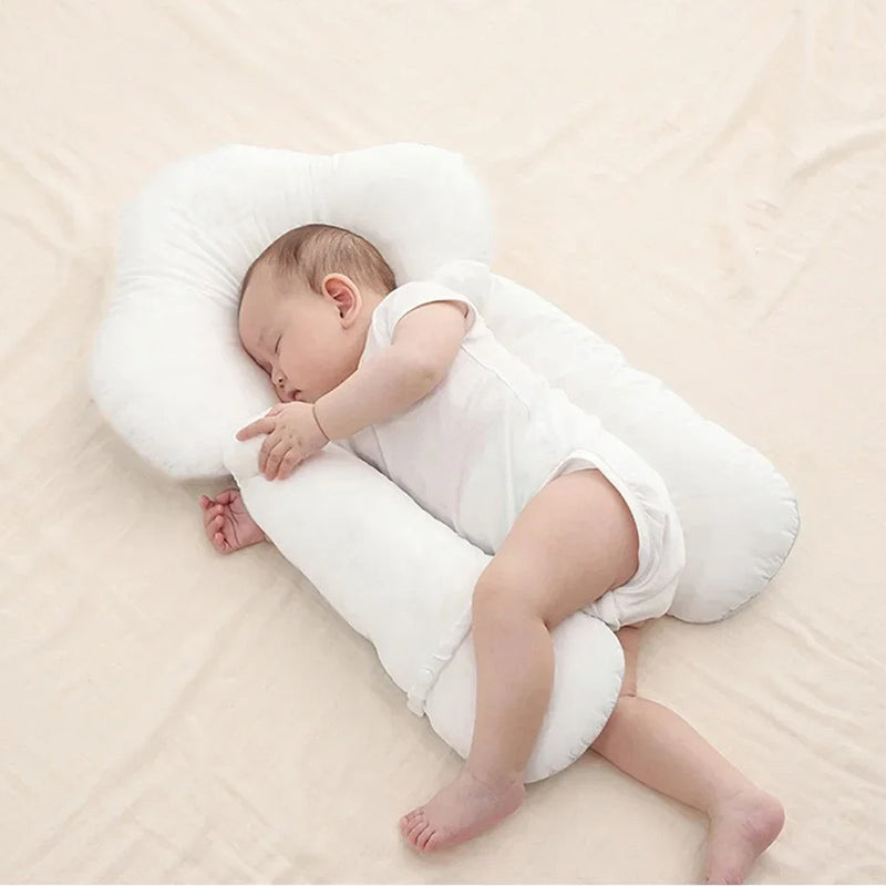 Cuscino per dormire ergonomico per neonati – sicuro, comodo e regolabile per neonati (0-12 mesi)