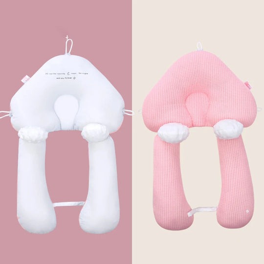 Cuscino per dormire ergonomico per neonati – sicuro, comodo e regolabile per neonati (0-12 mesi)