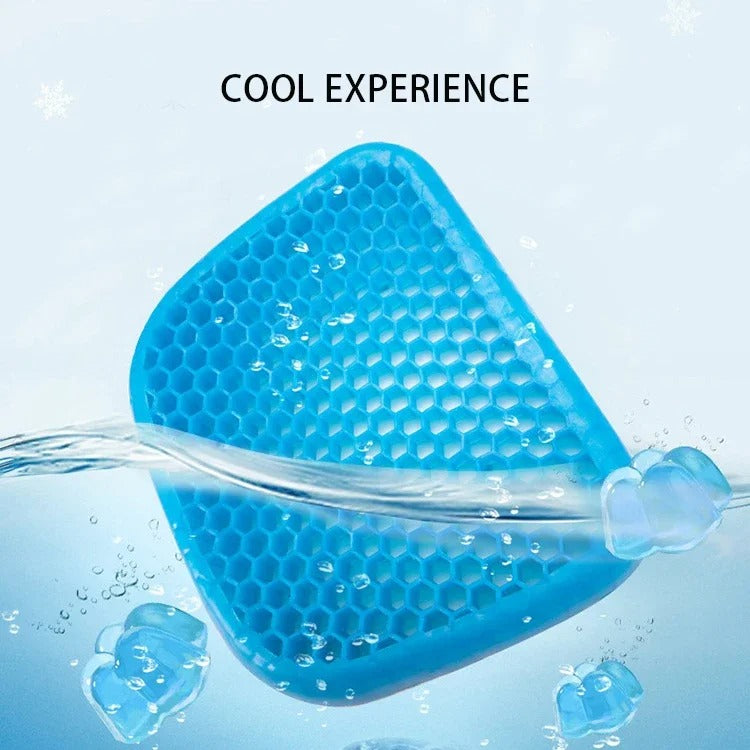 Cuscino sedile ortopedico in gel per il supporto di coccige e schiena