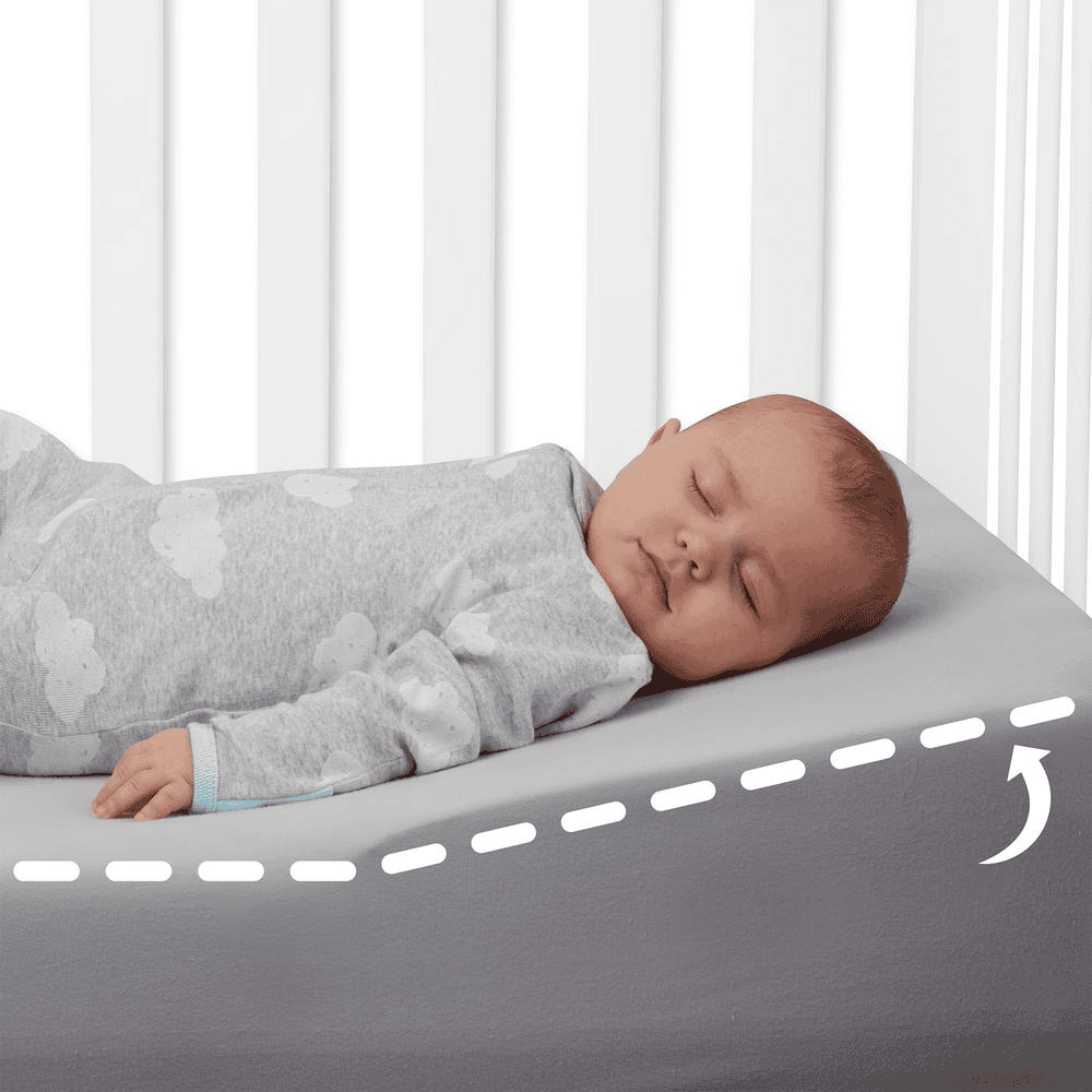 Cuscino Universale per Neonati | Materasso Inclinato per Neonati Anti-Reflusso e Anti-Congestione Nasale
