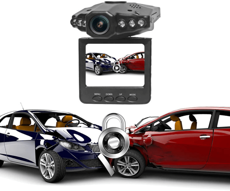 Dash Cam Telecamera per Auto Full HD 1080P con Visione Notturna