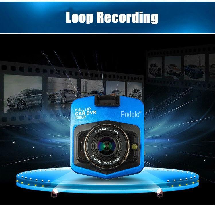 Dashcam Full HD 1080P + Scheda da 16GB