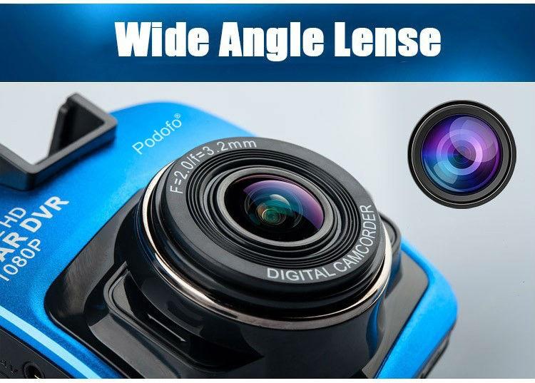 Dashcam Full HD 1080P + Scheda da 16GB