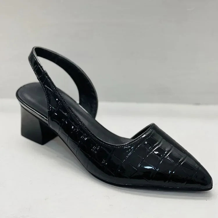 Décolleté slingback da donna a punta