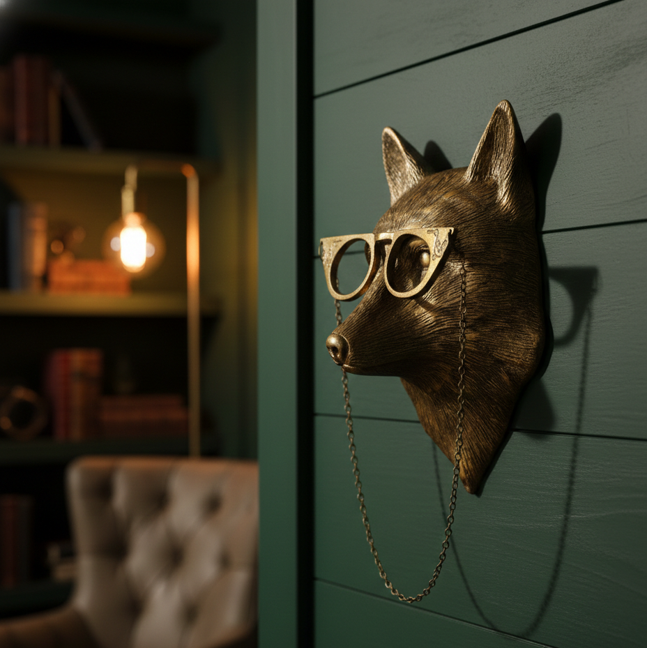 Decorazione da Parete a Forma di Testa di Cervo
