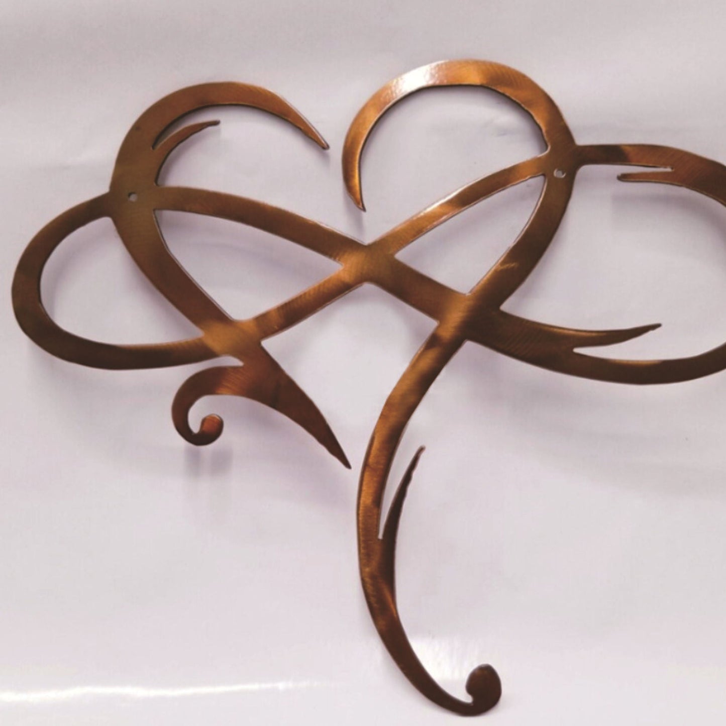 Decorazione da Parete Amore Eterno in Acciaio Inox per la Casa