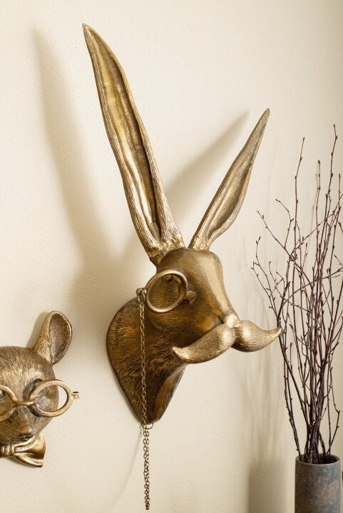 Decorazione da Parete con Motivi Animali Dipinti a Mano – Decorazione Creativa per la Casa