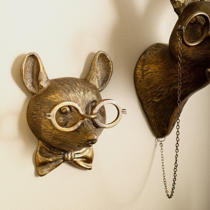 Decorazione da Parete con Motivi Animali Dipinti a Mano – Decorazione Creativa per la Casa