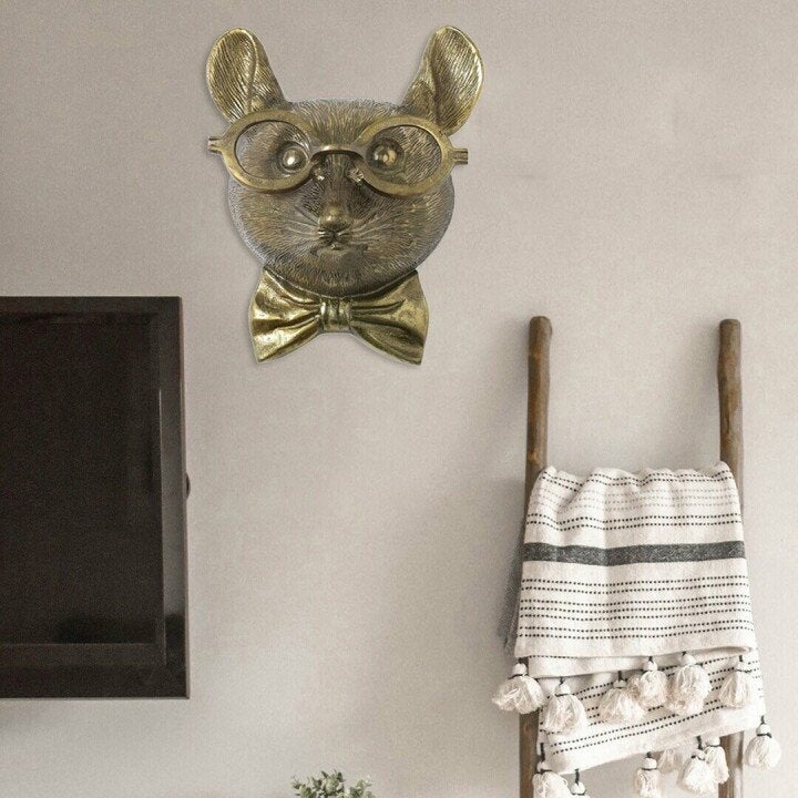 Decorazione da Parete con Motivi Animali Dipinti a Mano – Decorazione Creativa per la Casa