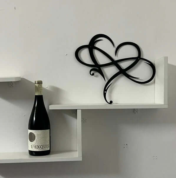 Decorazione da Parete Cuore Infinito - Ferro, Madreperla