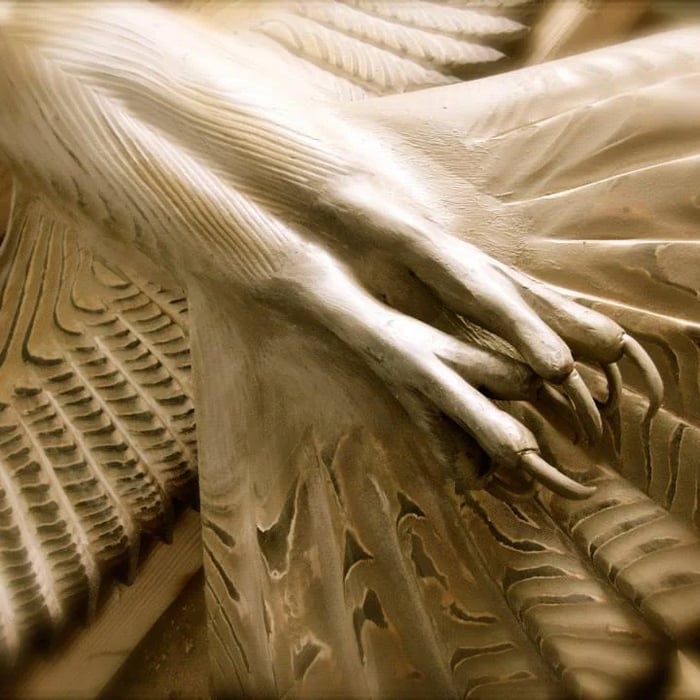 Decorazione da parete in legno – Gufo Majestic