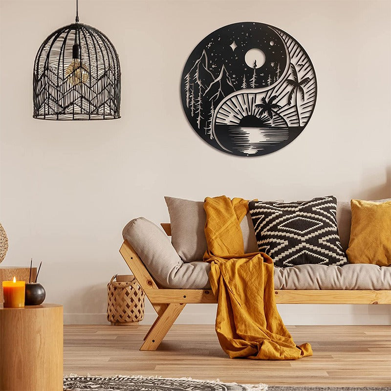 Decorazione da parete in metallo Albero della Vita per l'arredo della casa