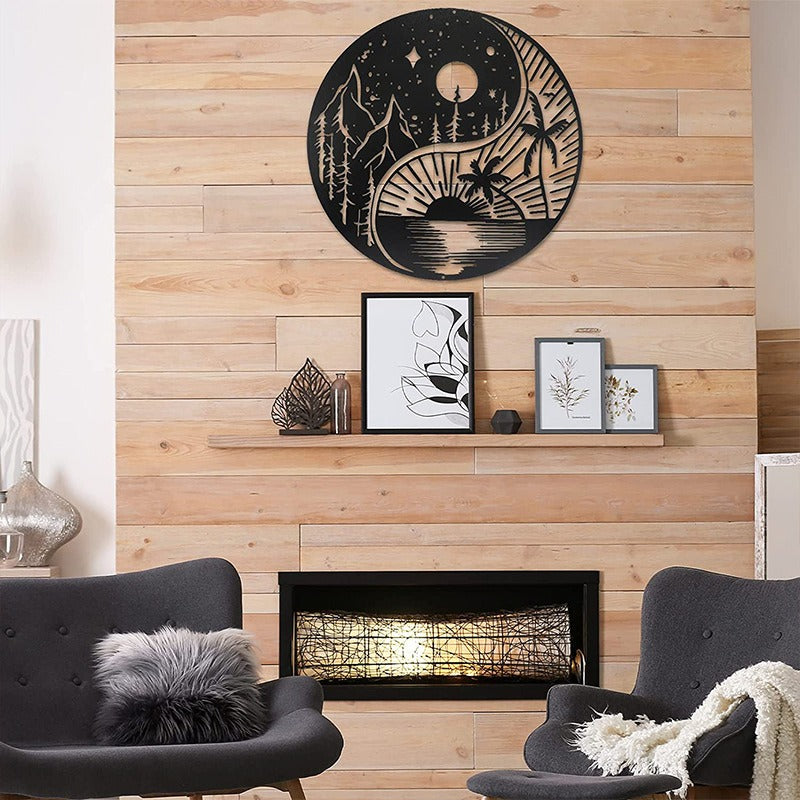 Decorazione da parete in metallo Albero della Vita per l'arredo della casa