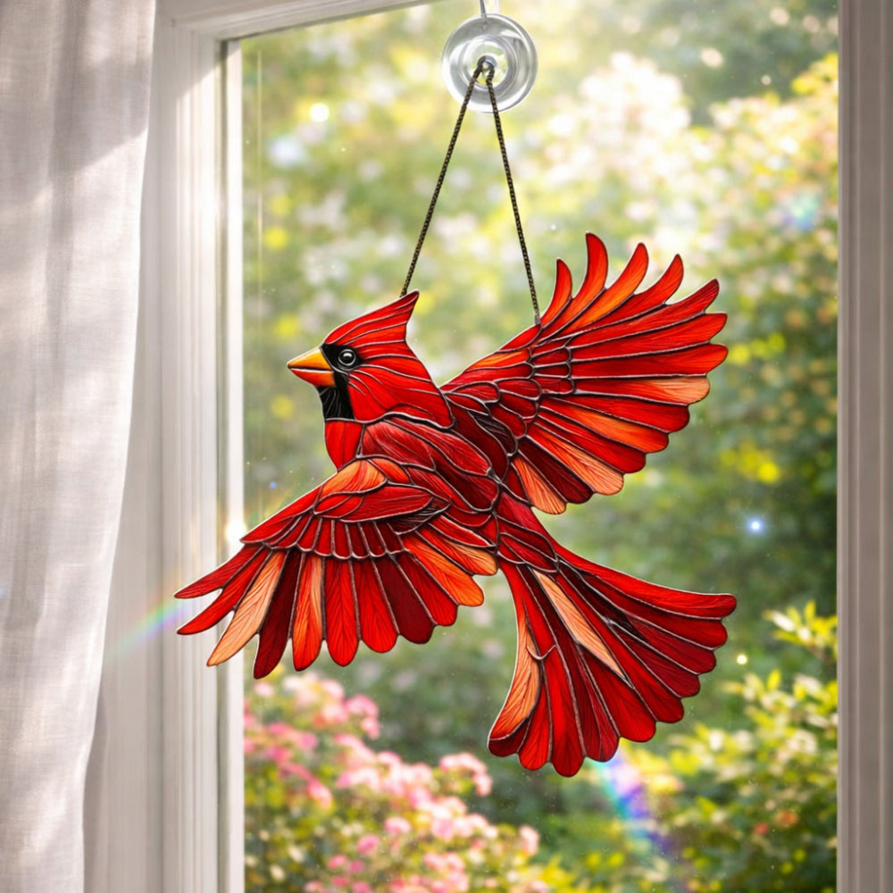 Decorazione Sospesa per Finestra e Parete a Forma di Colibrì (Acchiappasole)
