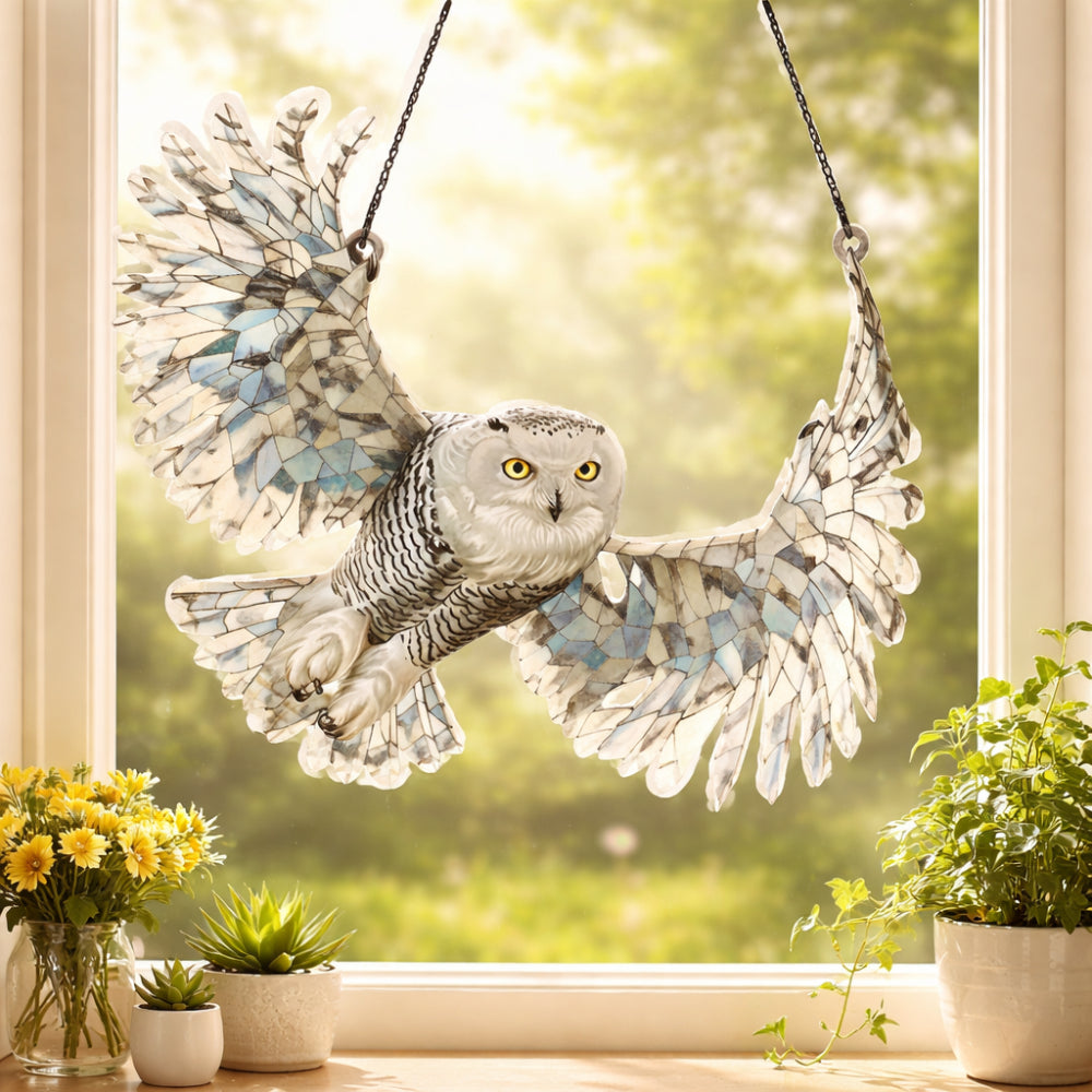 Decorazione Sospesa per Finestra e Parete a Forma di Colibrì (Acchiappasole)
