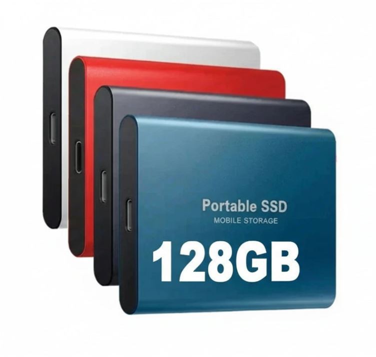 Disco SSD ultrarapido da 128 GB dal design compatto e resistente
