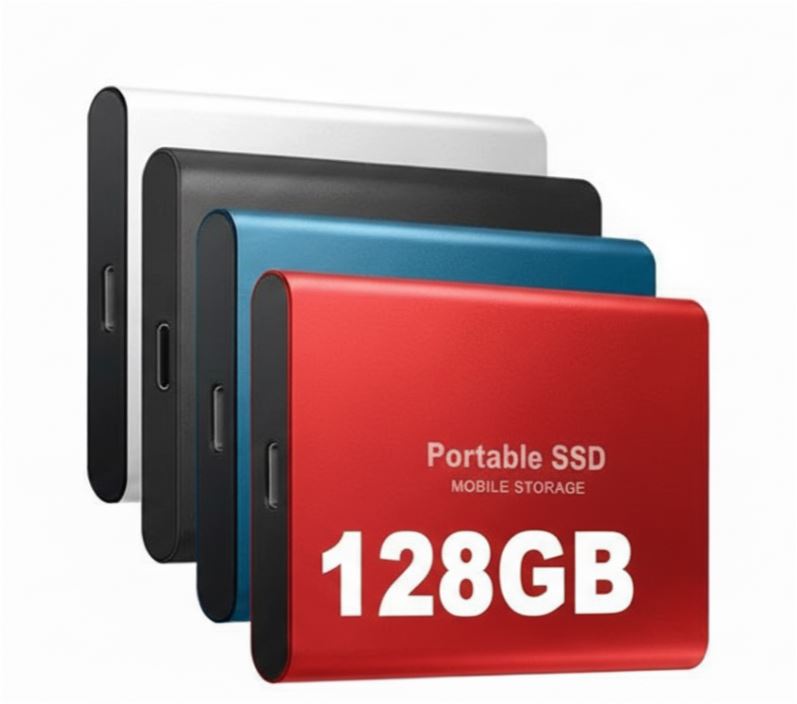 Disco SSD ultrarapido da 128 GB dal design compatto e resistente
