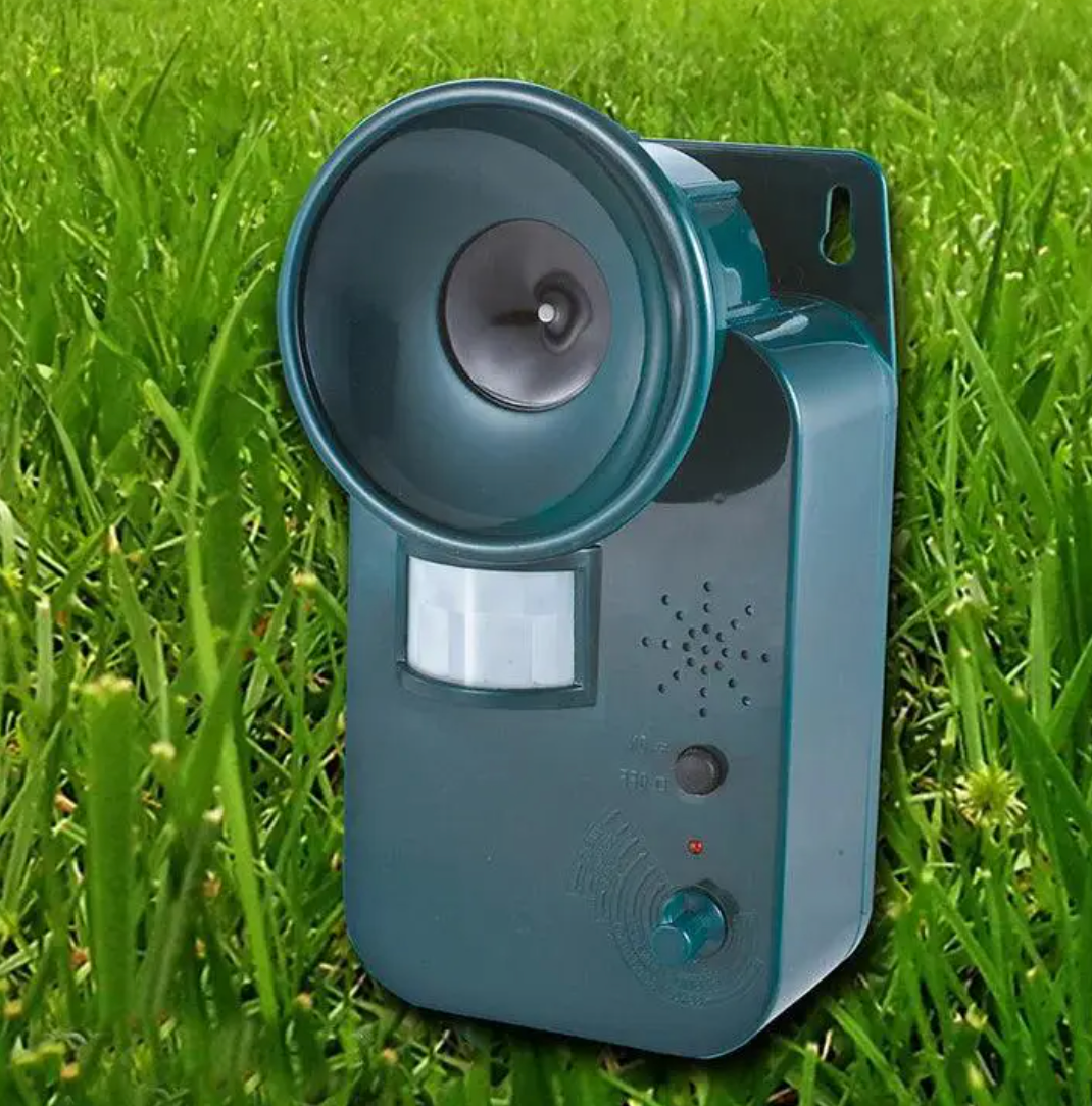 Dissuasore per Animali e Parassiti Wireless ad Ultrasuoni da Esterno 9V DC