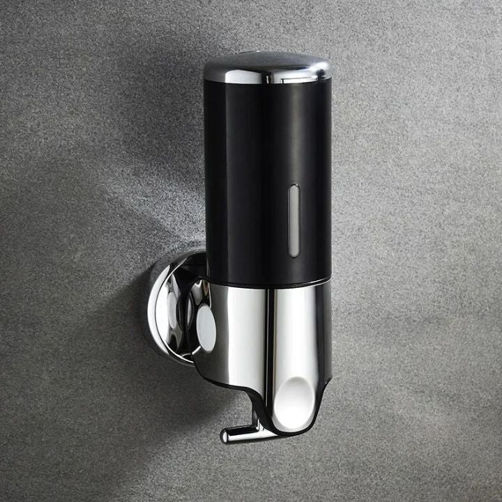 Distributore di sapone da parete in acciaio inox dal design elegante