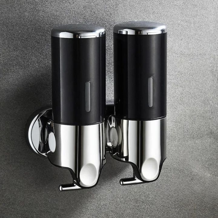 Distributore di sapone da parete in acciaio inox dal design elegante