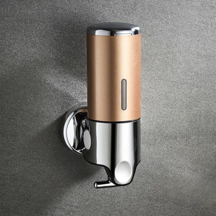 Distributore di sapone da parete in acciaio inox dal design elegante