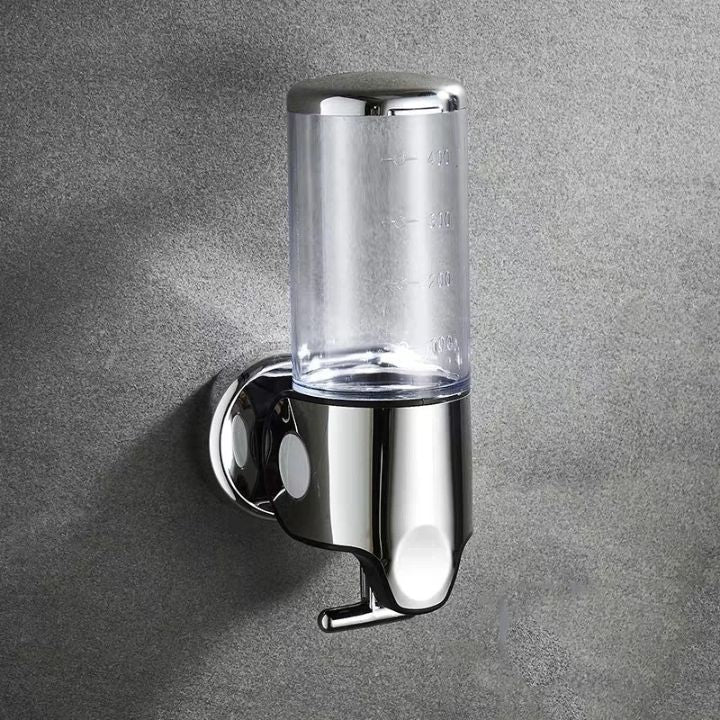 Distributore di sapone da parete in acciaio inox dal design elegante