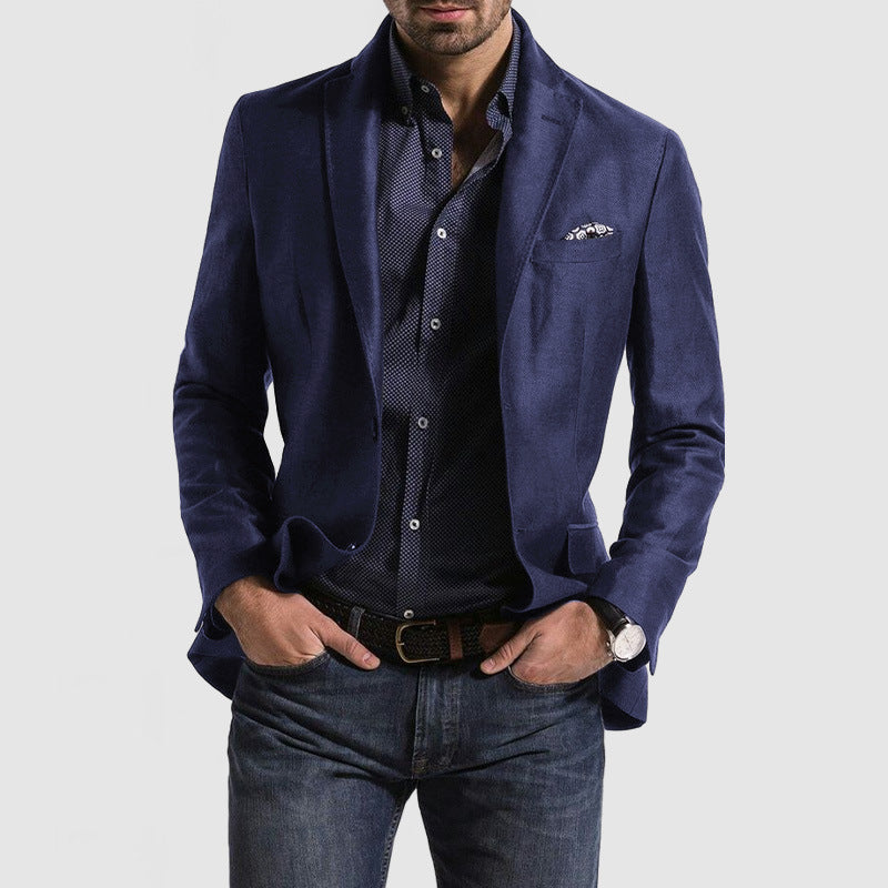 Elegante abito da cerimonia da uomo in lana per l'autunno