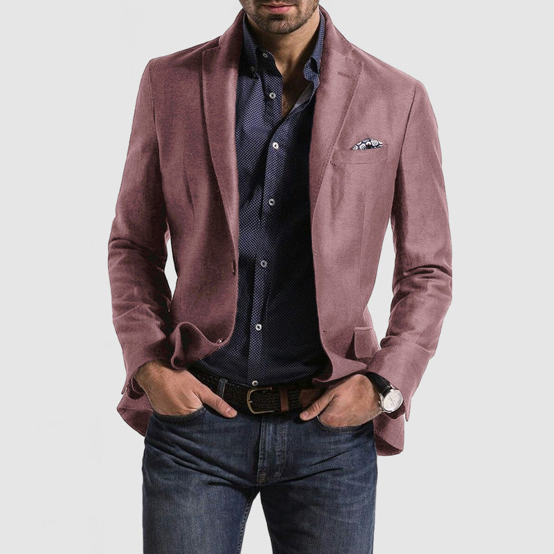 Elegante abito da cerimonia da uomo in lana per l'autunno