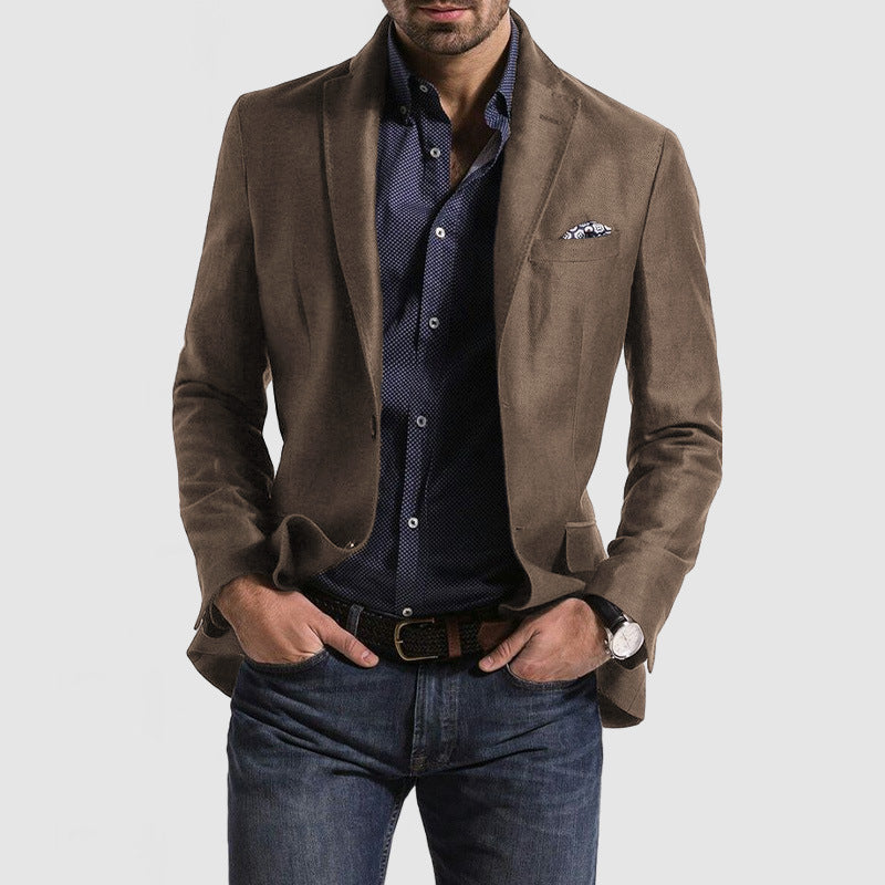 Elegante abito da cerimonia da uomo in lana per l'autunno