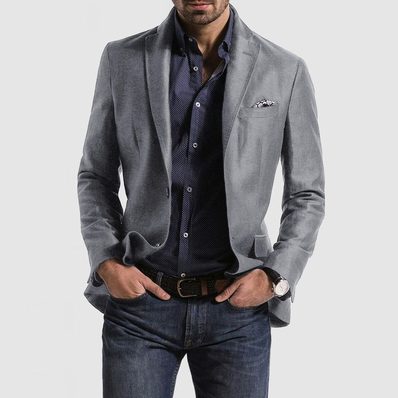 Elegante abito da cerimonia da uomo in lana per l'autunno