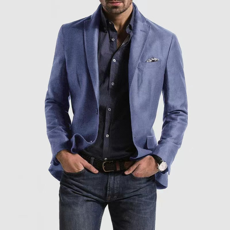 Elegante abito da cerimonia da uomo in lana per l'autunno