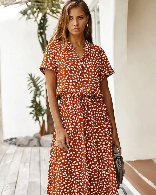 Elegante Abito Estivo Midi - Eleganza per le Giornate Estive