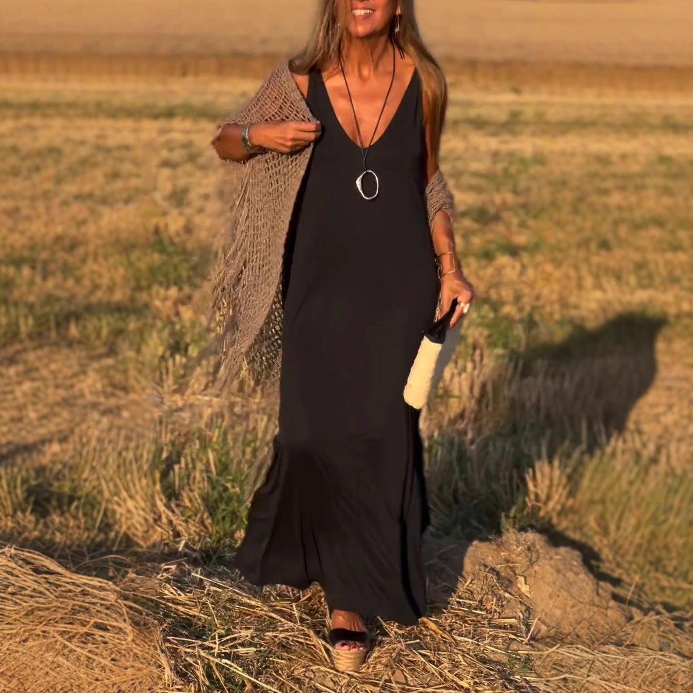 Elegante abito maxi per ogni occasione