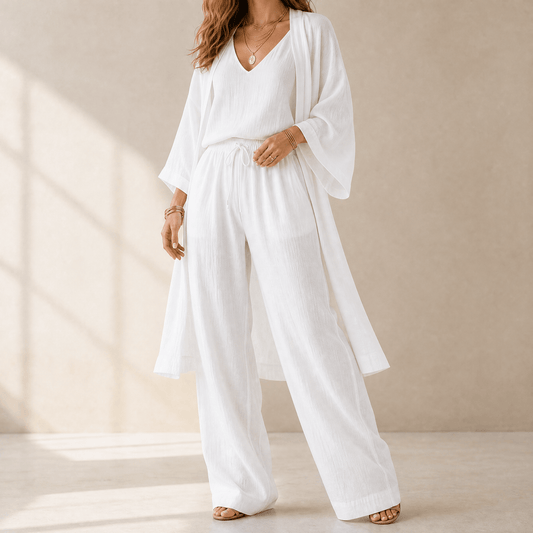 Elegante Completo Loungewear 3 Pezzi