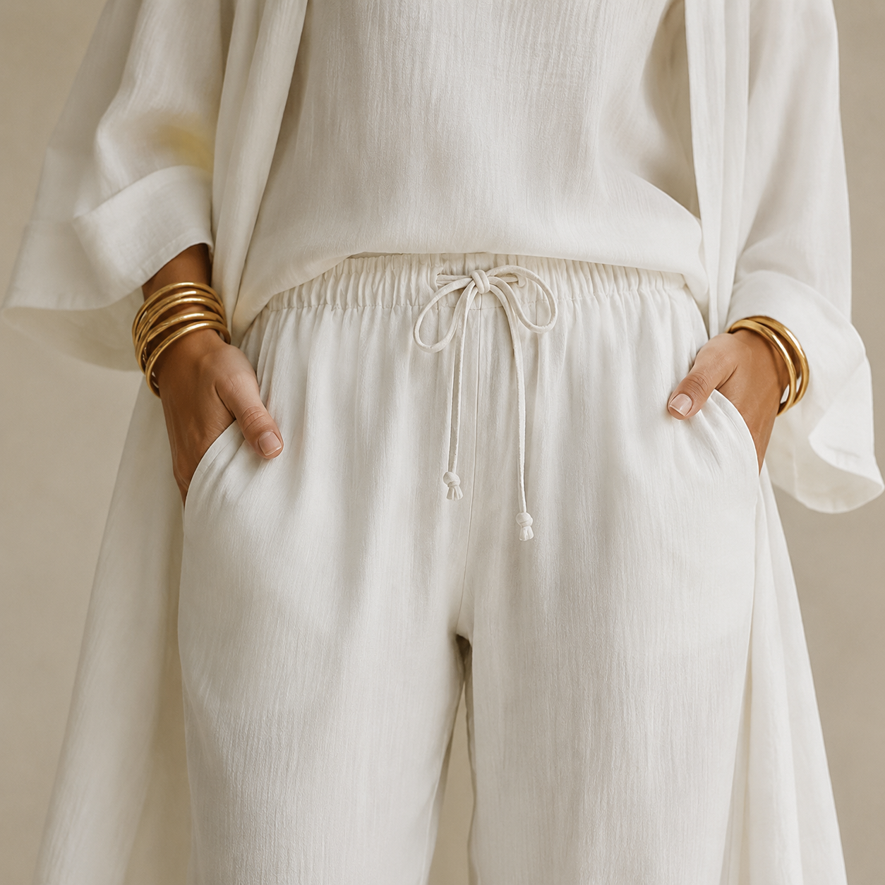 Elegante Completo Loungewear 3 Pezzi