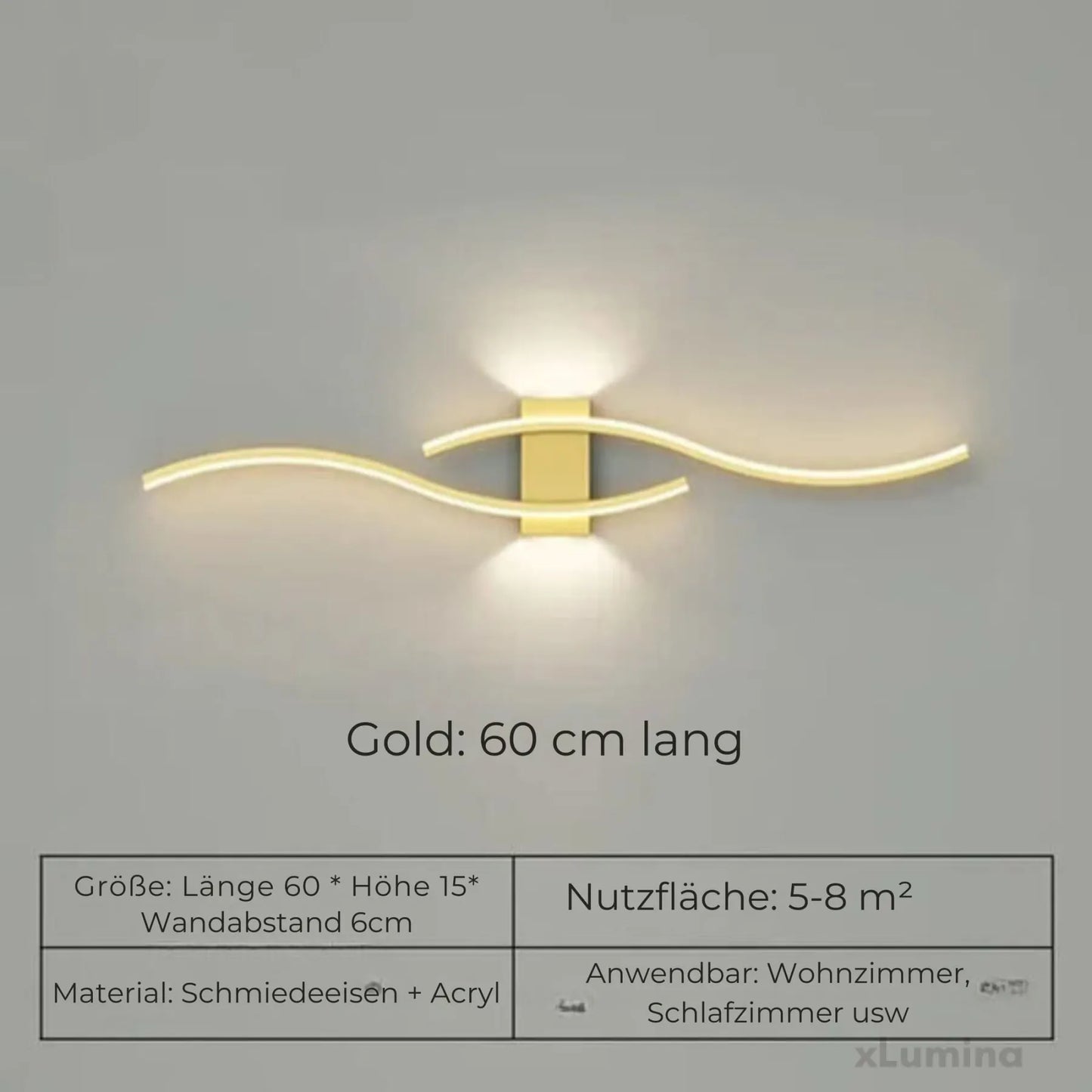 Elegante lampada da parete lineare per interni moderni, discreta illuminazione d'accento con montaggio a parete