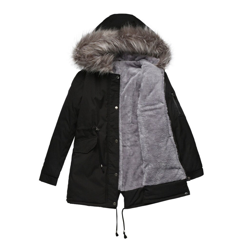 Elegante Parka Invernale con Pratiche Tasche