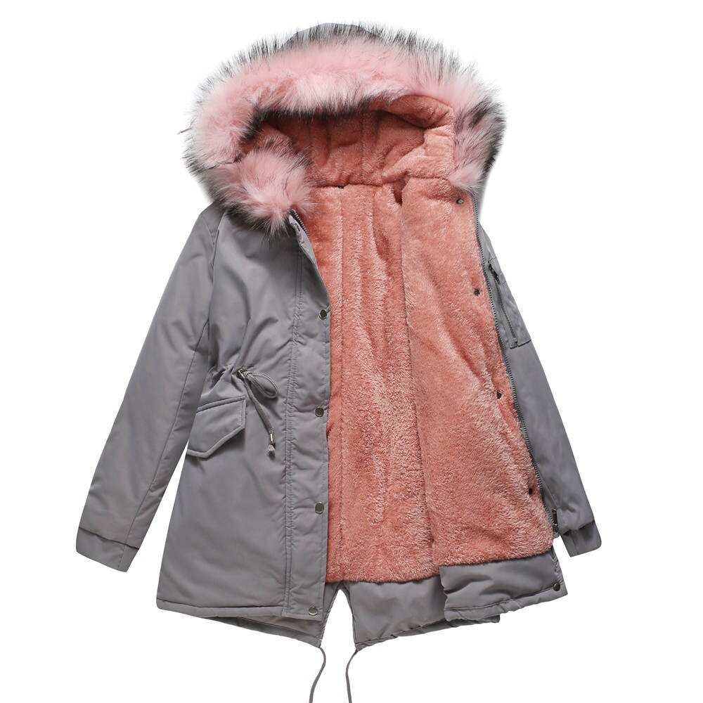 Elegante Parka Invernale con Pratiche Tasche