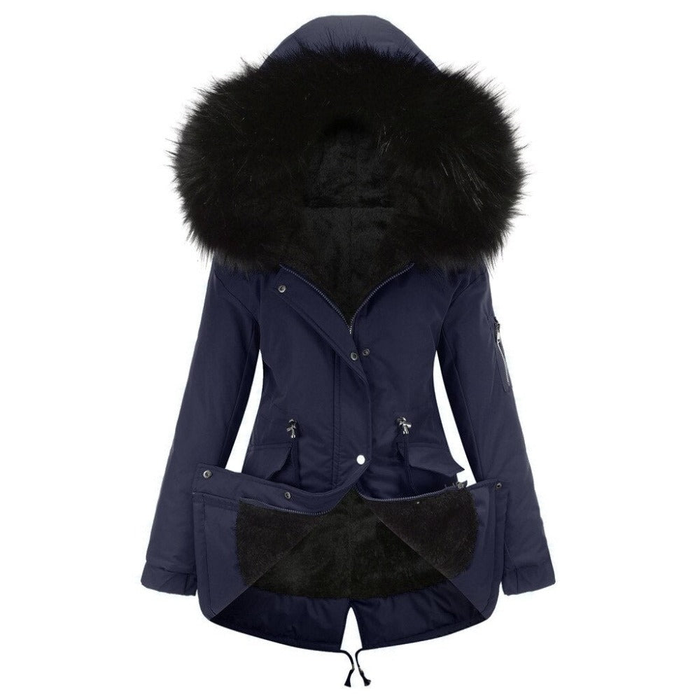 Elegante Parka Invernale con Pratiche Tasche