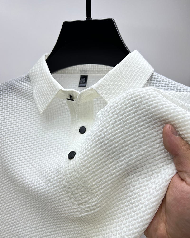 Elegante polo tecnica da uomo