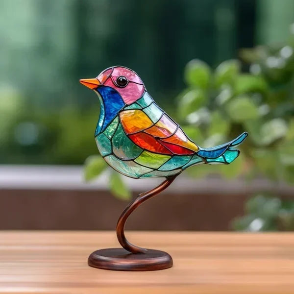 Elegante statuetta a forma di uccello per la casa moderna
