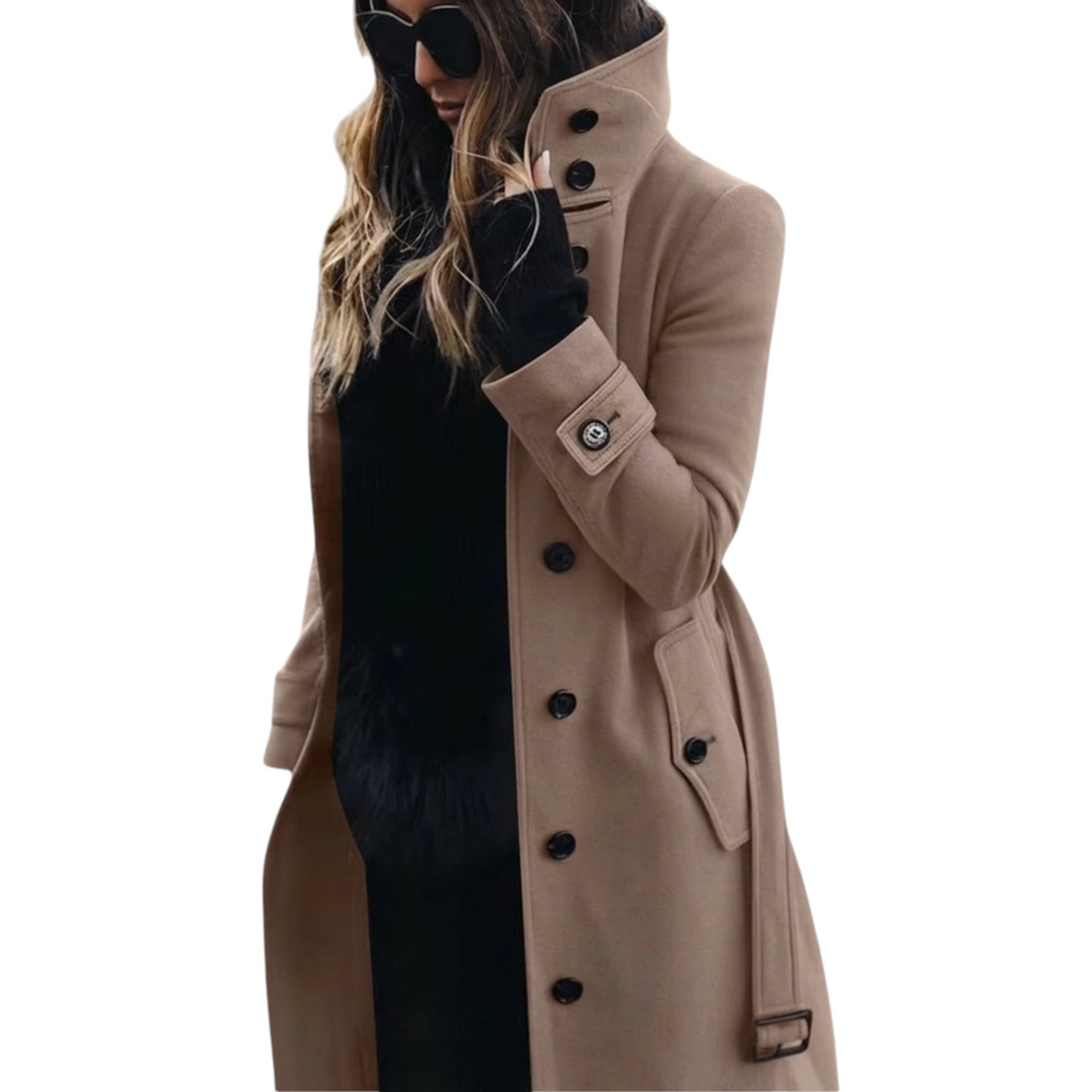 Elegante Trench Lungo da Donna