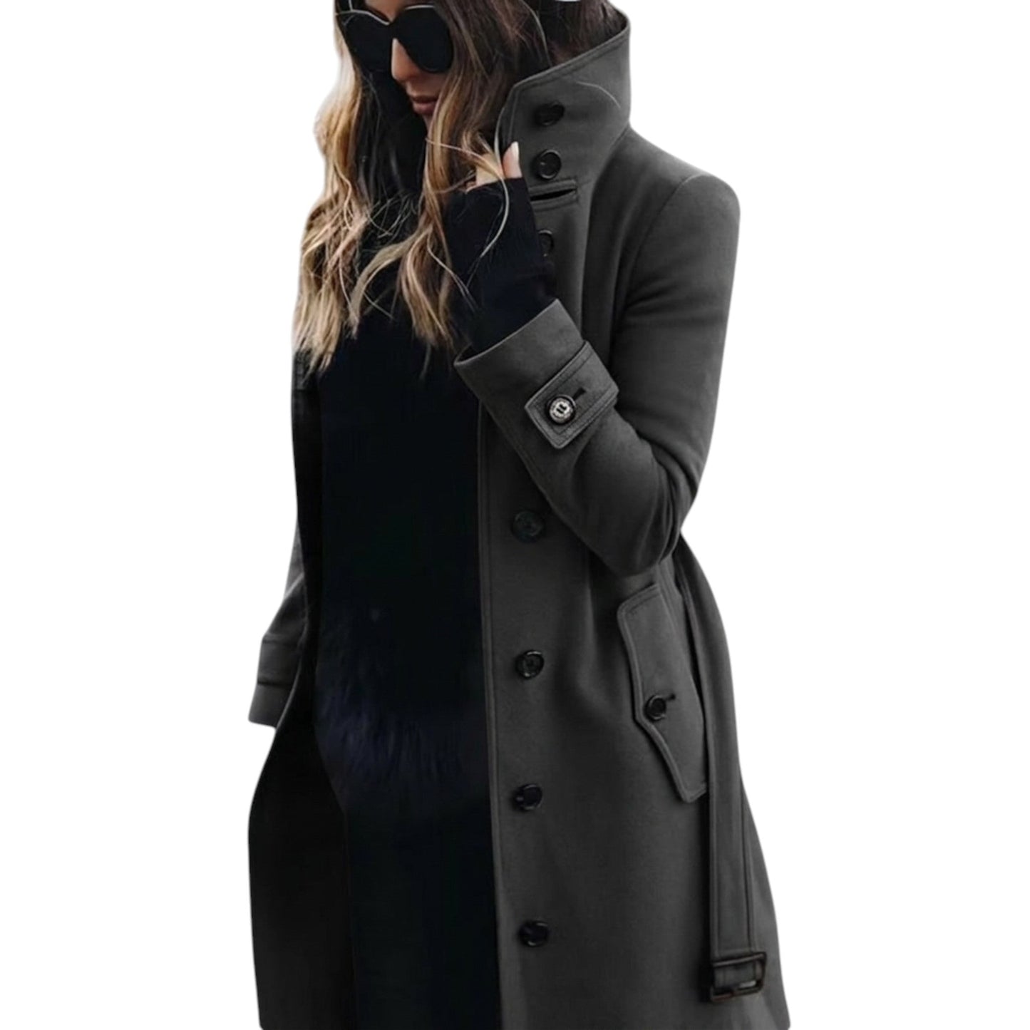 Elegante Trench Lungo da Donna